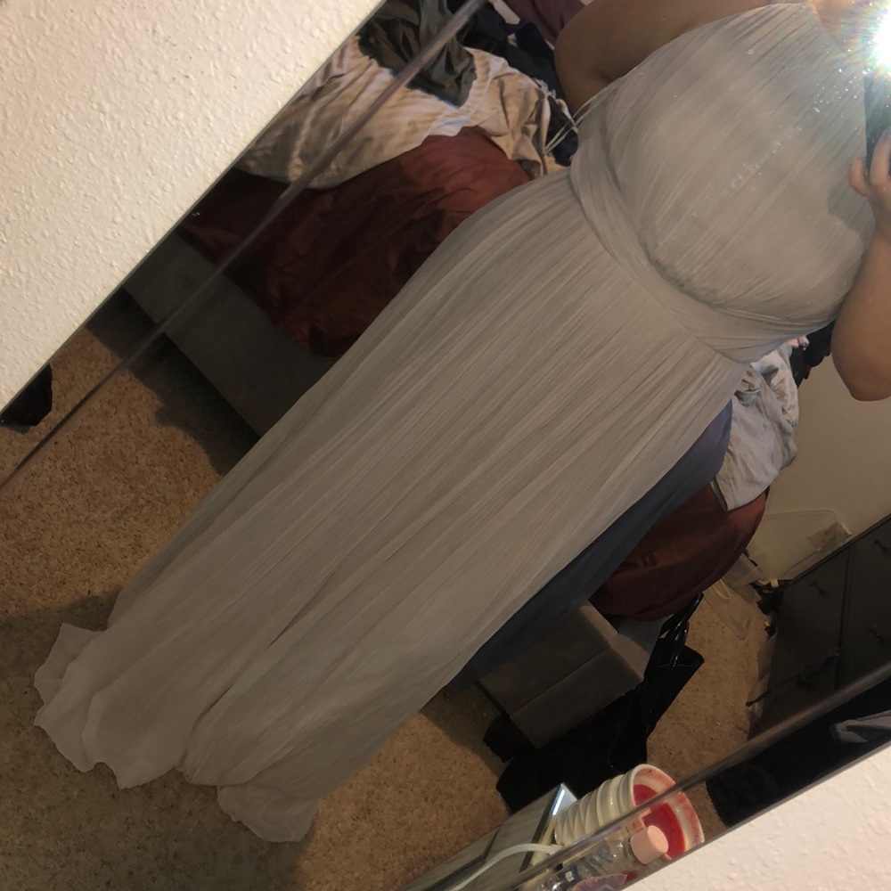 Light gray dress